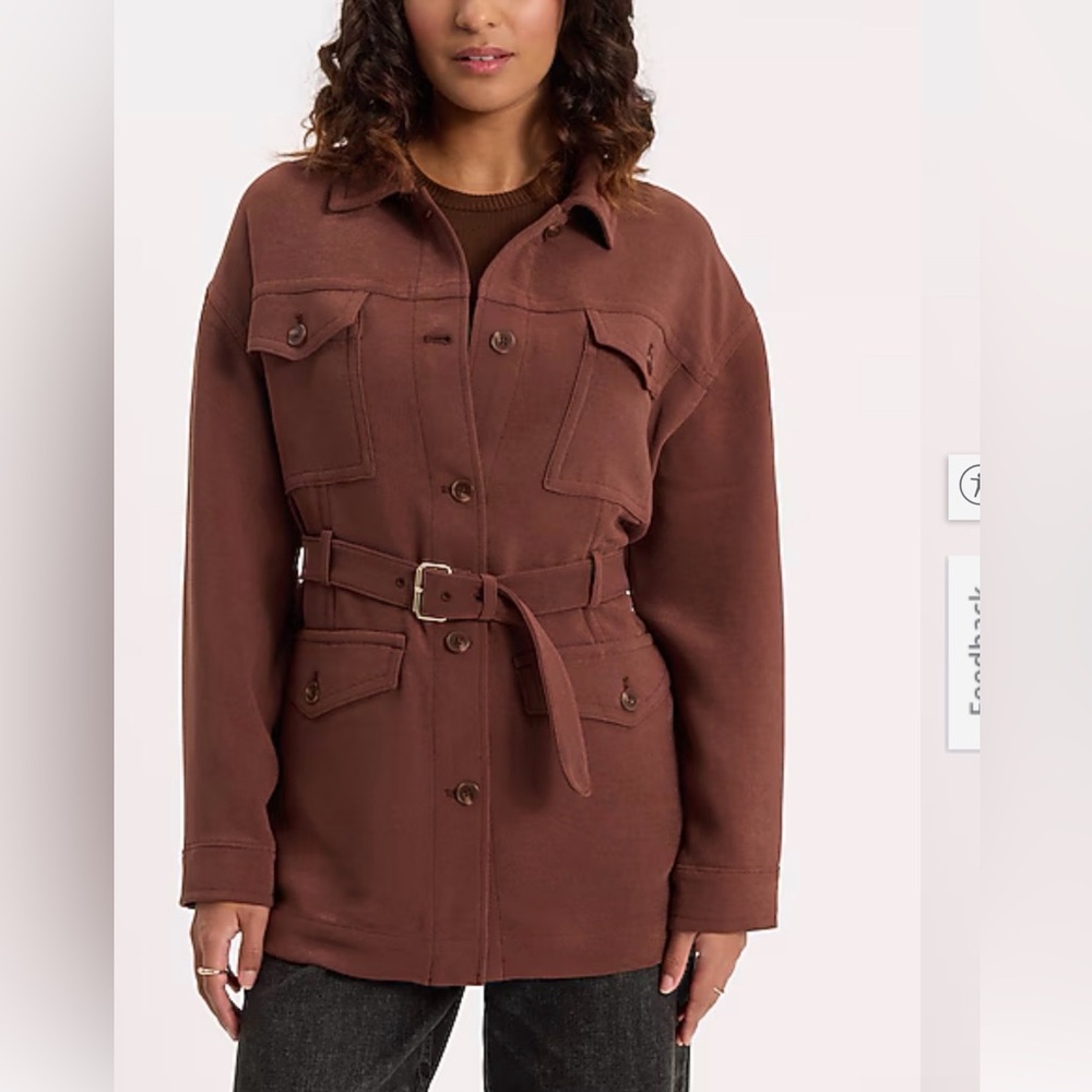Express Belted Pocket Utility Jacket